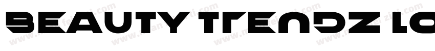 Beauty Trendz logo字体转换